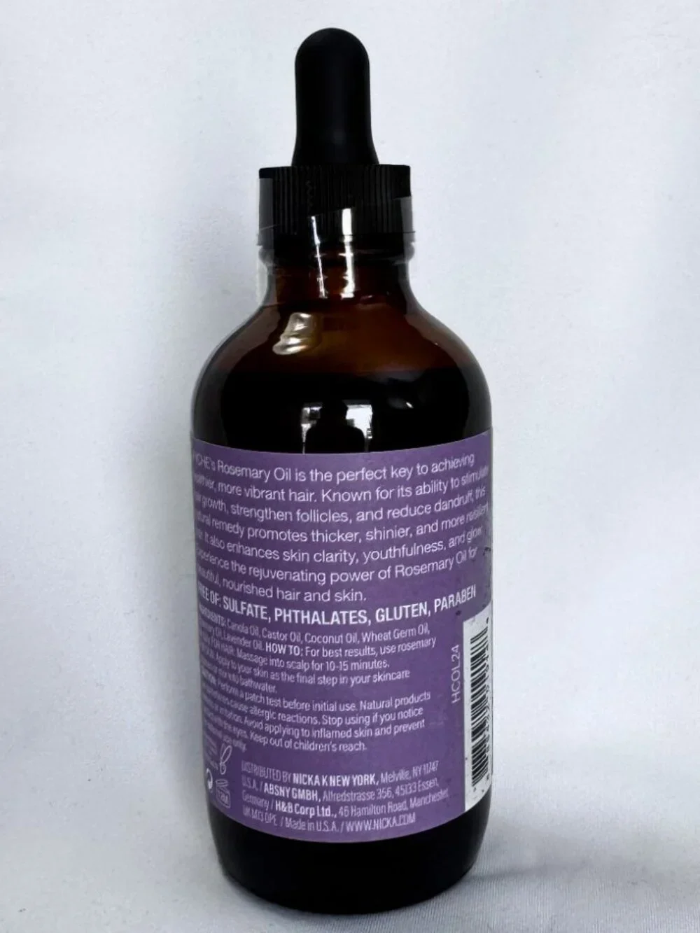 Tyche Rosemary Premium Rosmarinus Oil | Hair Growth & Skin Glower 4 fl oz